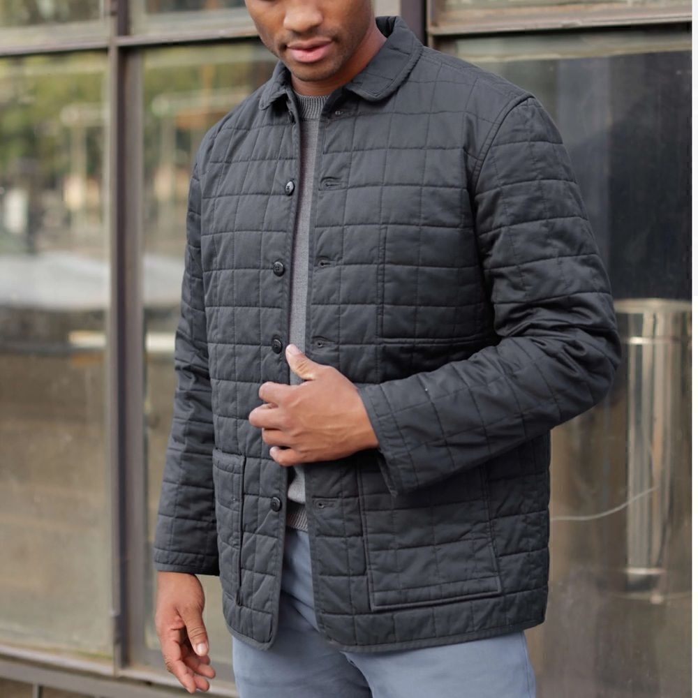 Alex Crane Quilted Kite Jacket Onyx Small